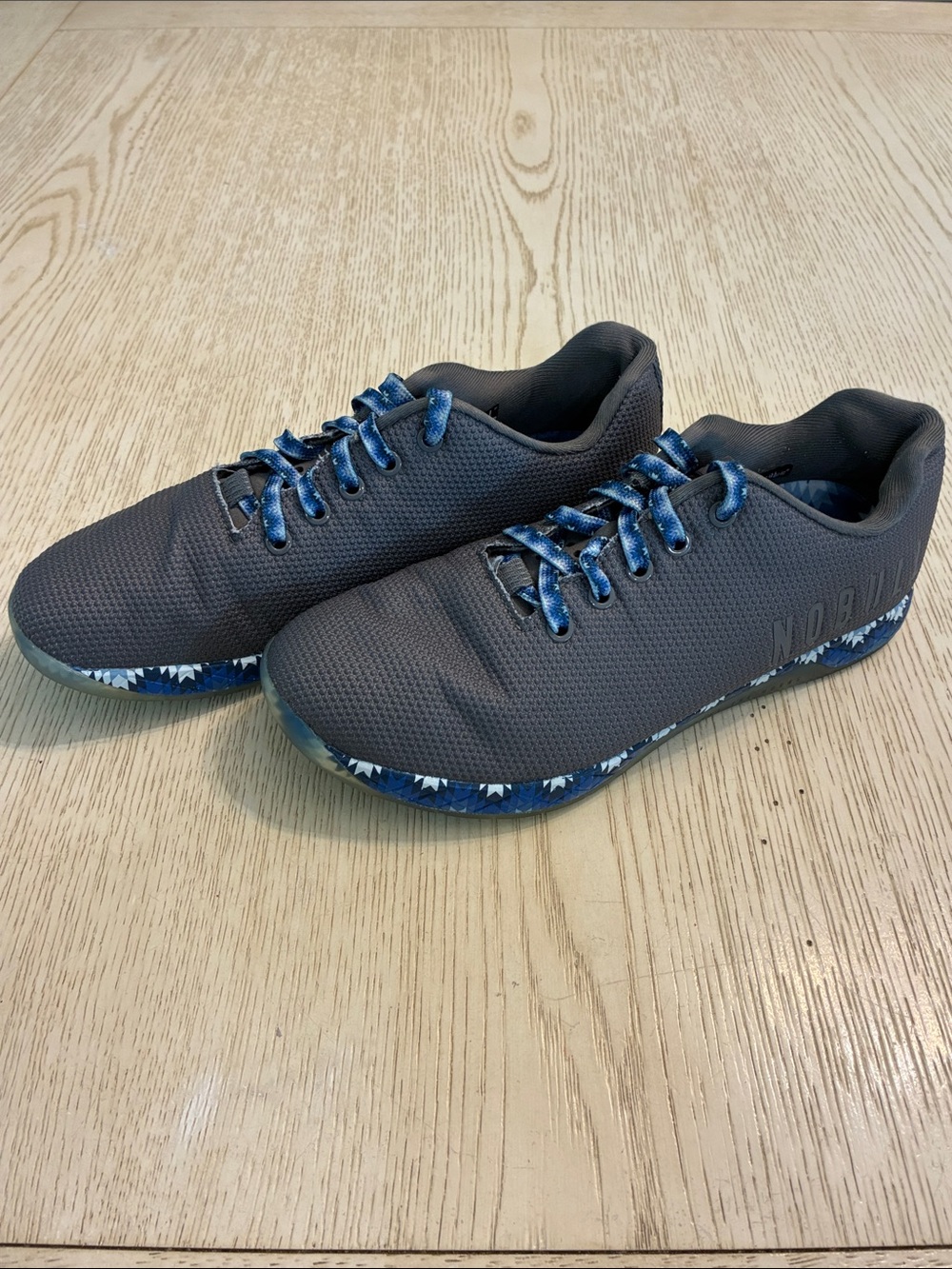 Unisex Nobull Outwork Active Sneaker Shoes (Grey/Blue/White)